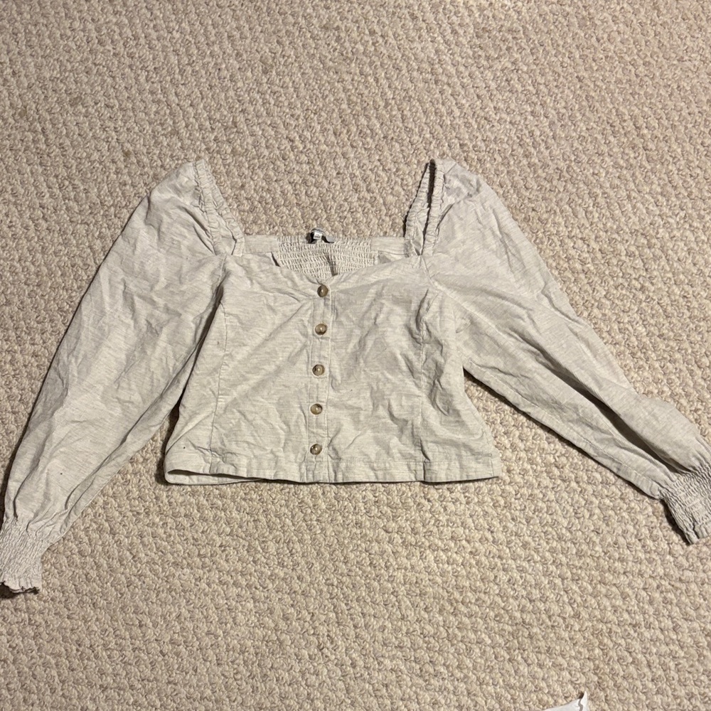 Madewell Women's Cream Top